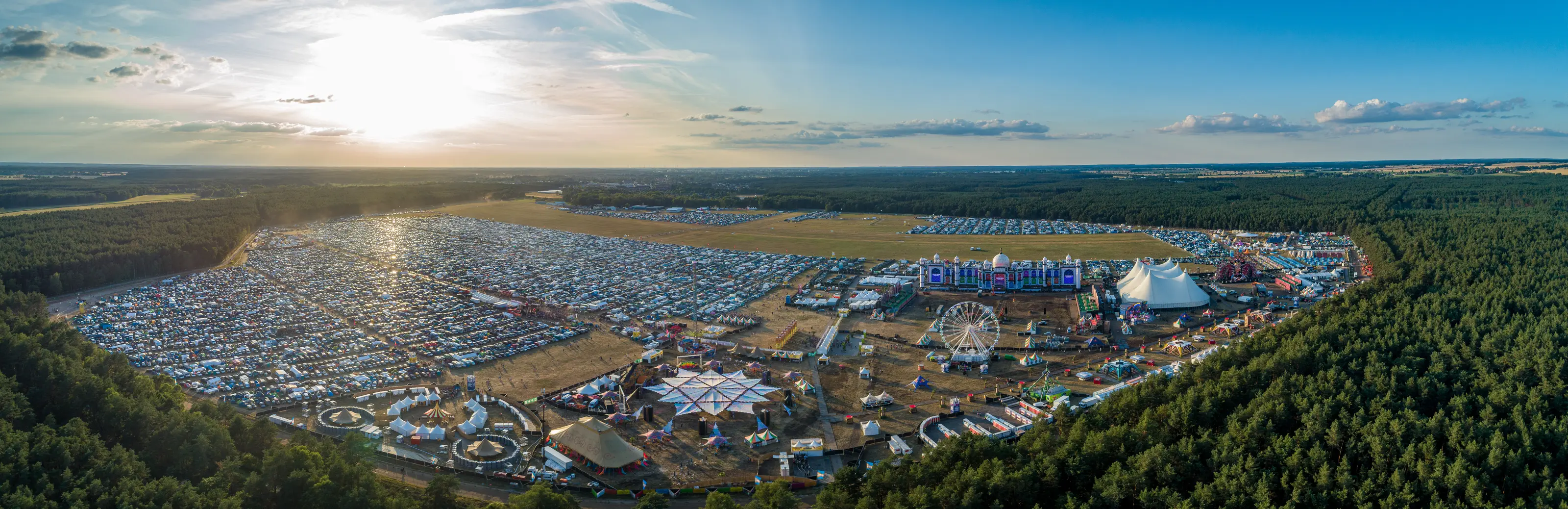 Festivalgelände Airbeat One 2019 – Luftpanorama von Guido Kunze